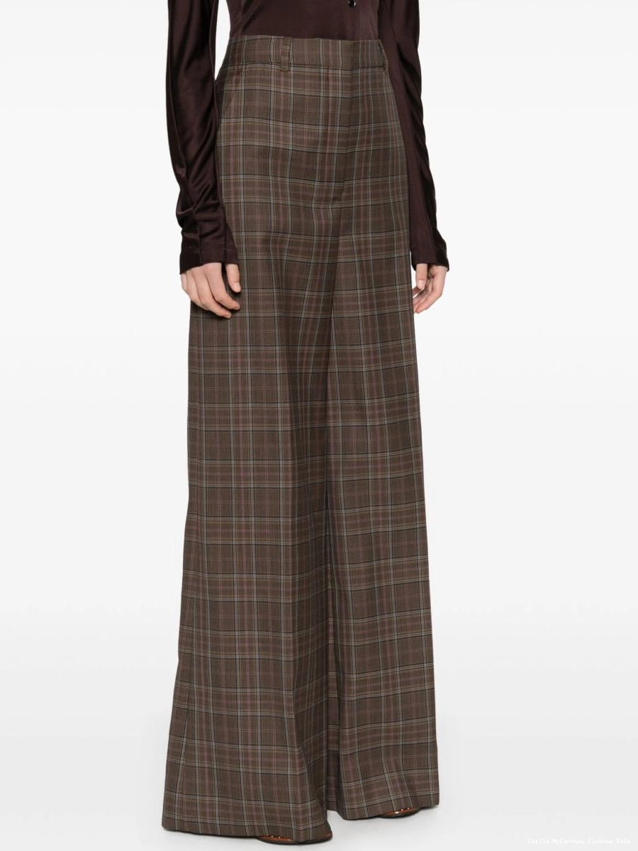 Affordable Stella pants palazzo McCartney checked Women 0712